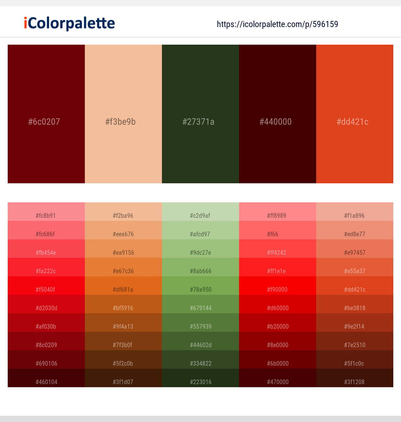 596159Rosewood – Manhattan – Mallard – Burnt Maroon – Punch Color scheme